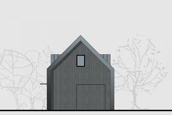 Schuurwoning achtergevel